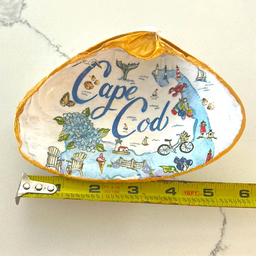Handmade Decoupaged Clam Shell ⚓️ - Picture 3 of 4